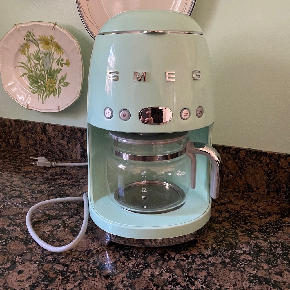 SMEG Pastel Green Drip Coffeemaker